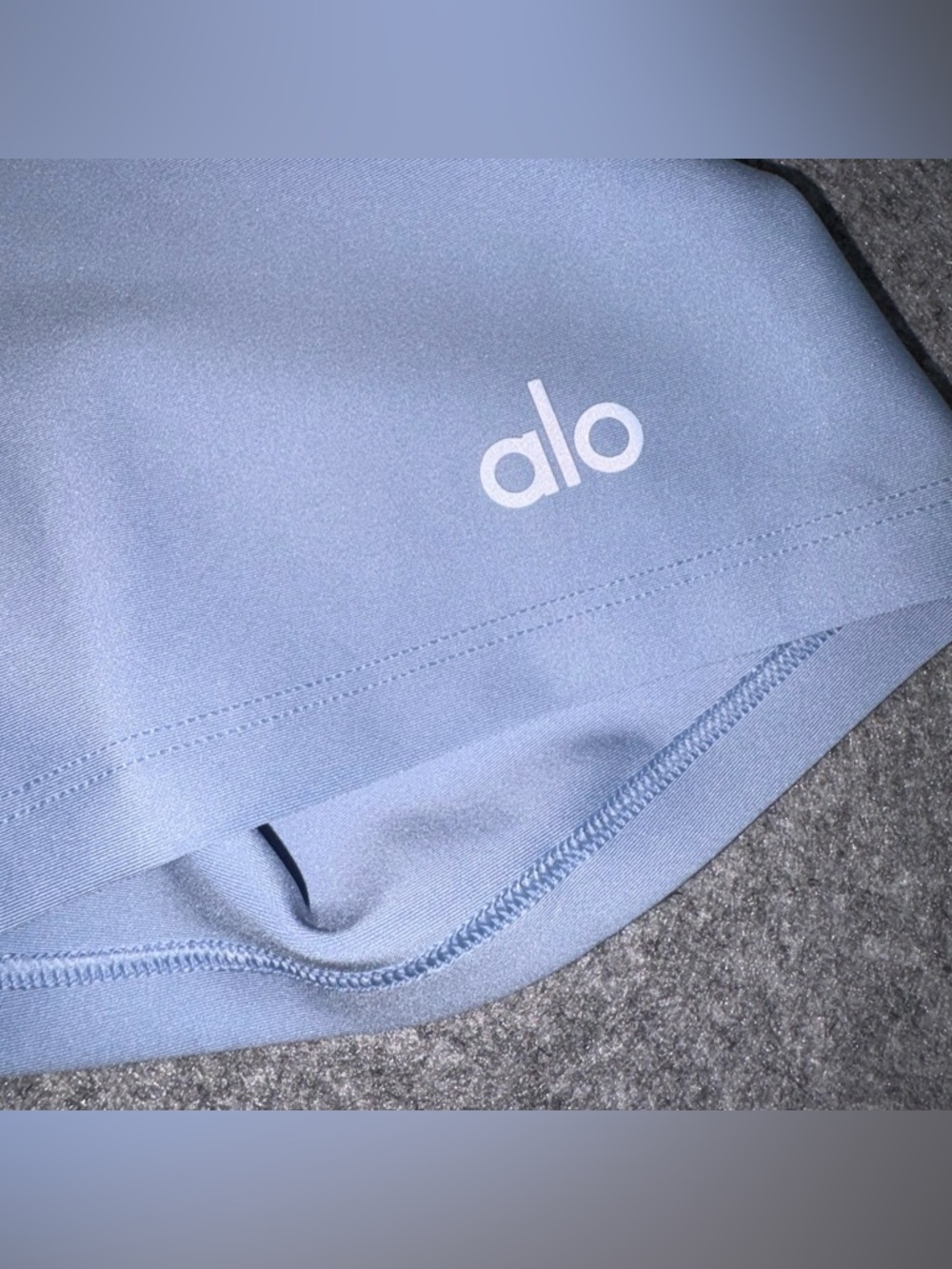 ALO Yoga 5" Airlift Energy Short seashell blue size XXS - Picture 3 of 13